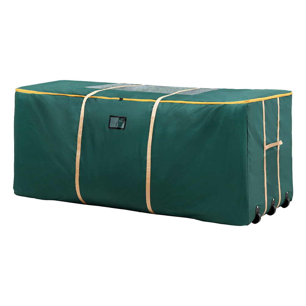 10FT Tree Storage Bag with Wheels – Green