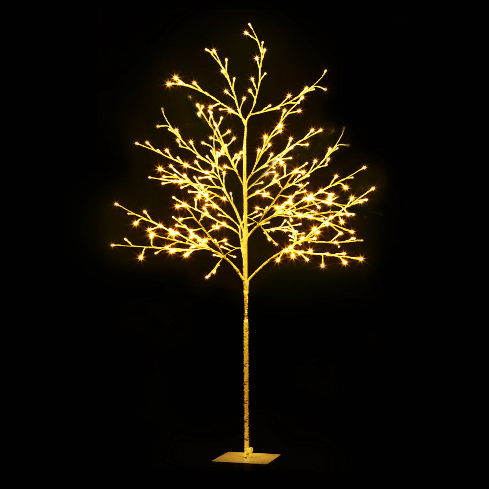 5FT Twig LED Christmas Tree with 304 Warm White Lights for Indoor & Outdoor Glow