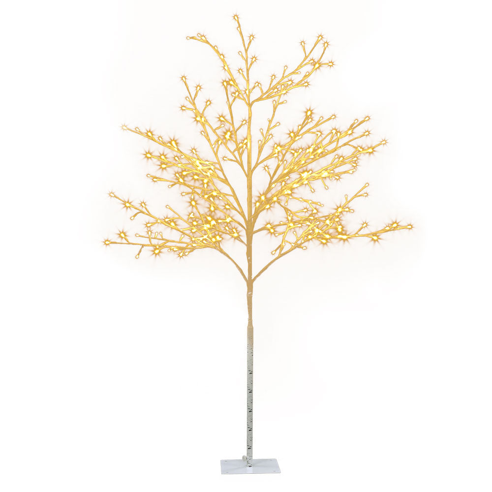 5FT Twig LED Christmas Tree with 304 Warm White Lights for Indoor & Outdoor Glow