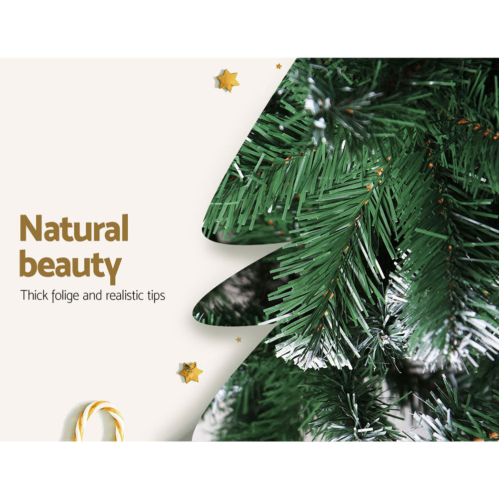 Snow-Frosted Fir Christmas Tree – 6FT, 7FT & 8FT Winter-Style Artificial Tree