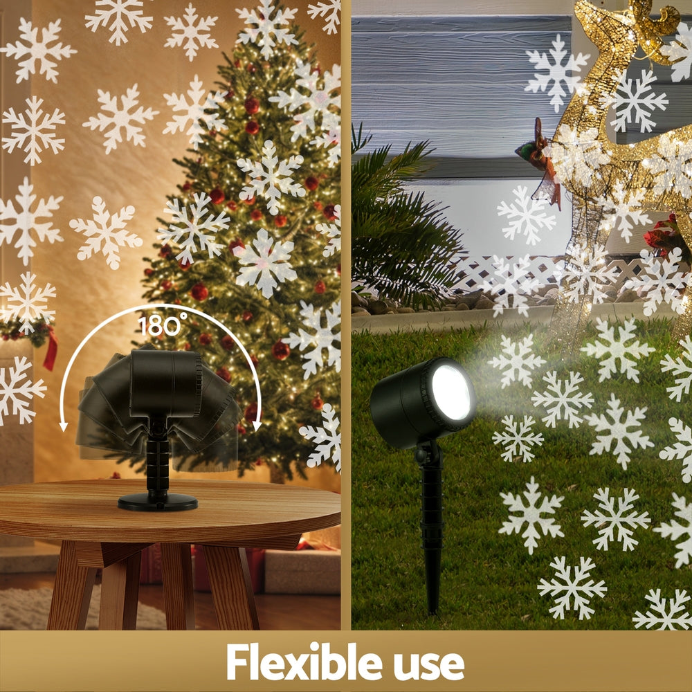 Snowflake Laser Light Projector – Indoor & Outdoor Christmas Display