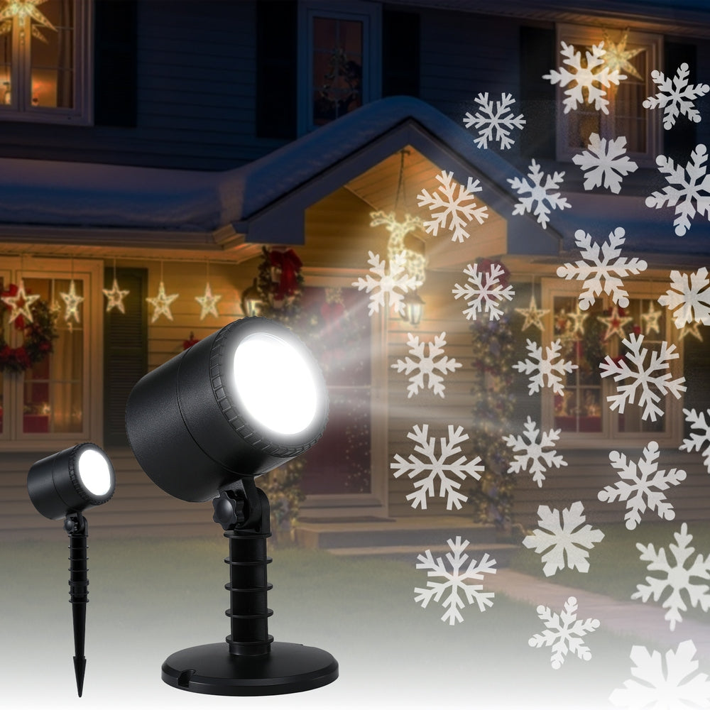 Snowflake Laser Light Projector – Indoor & Outdoor Christmas Display