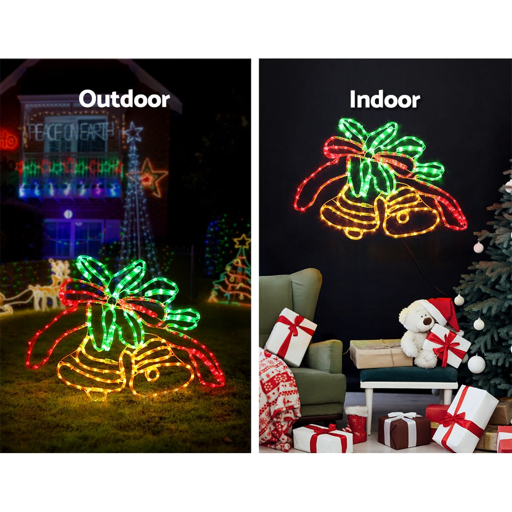 Jingle Jollys Jingle Bells Christmas Lights – Multi-Coloured LED, Indoor & Outdoor Use 🔔