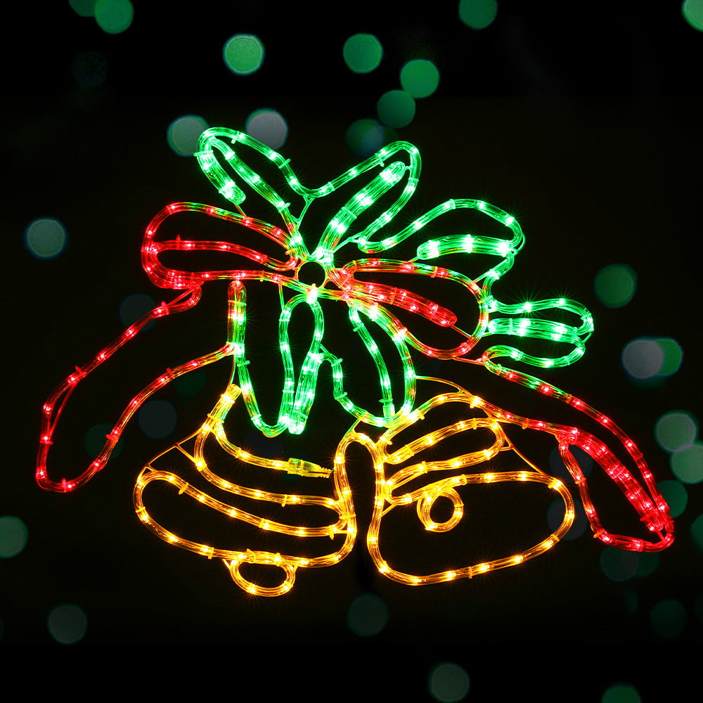 Jingle Jollys Jingle Bells Christmas Lights – Multi-Coloured LED, Indoor & Outdoor Use 🔔