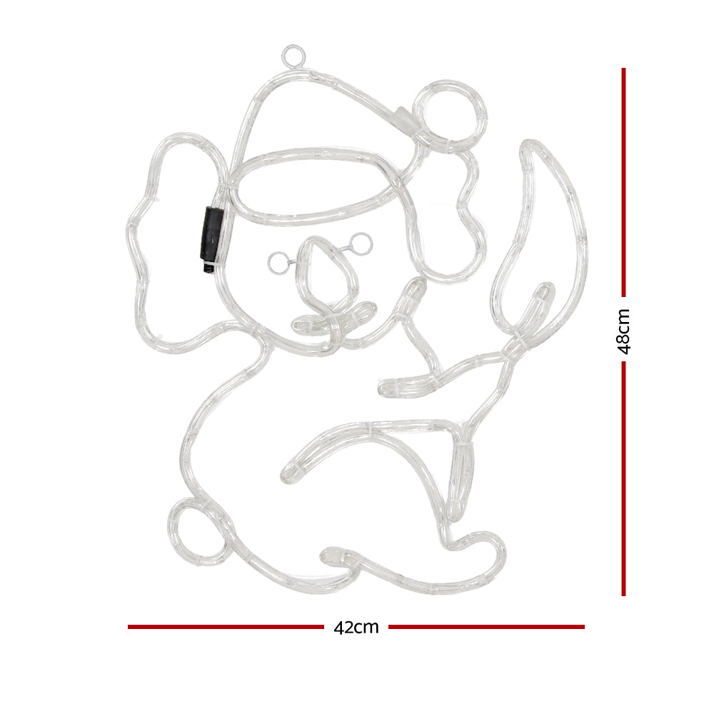 Jingle Jollys LED Koala Christmas Light – Multi-Coloured, Indoor/Outdoor 🐨