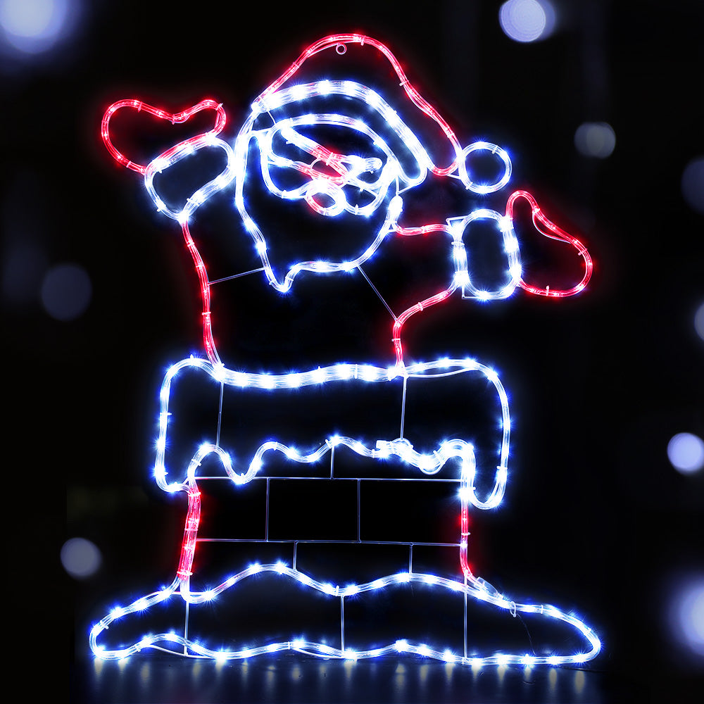 Jingle Jollys Santa Christmas Lights – LED Lit, Indoor & Outdoor Use 🎅