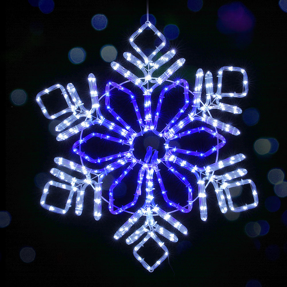 Jingle Jollys Snowflake Christmas Lights – Multi-Coloured LED, Indoor & Outdoor Use ❄️