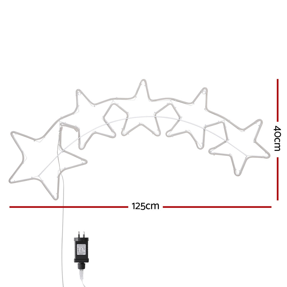 Jingle Jollys LED Shooting Stars Christmas Light Display – Multi-Colour, Indoor & Outdoor Use 🌠