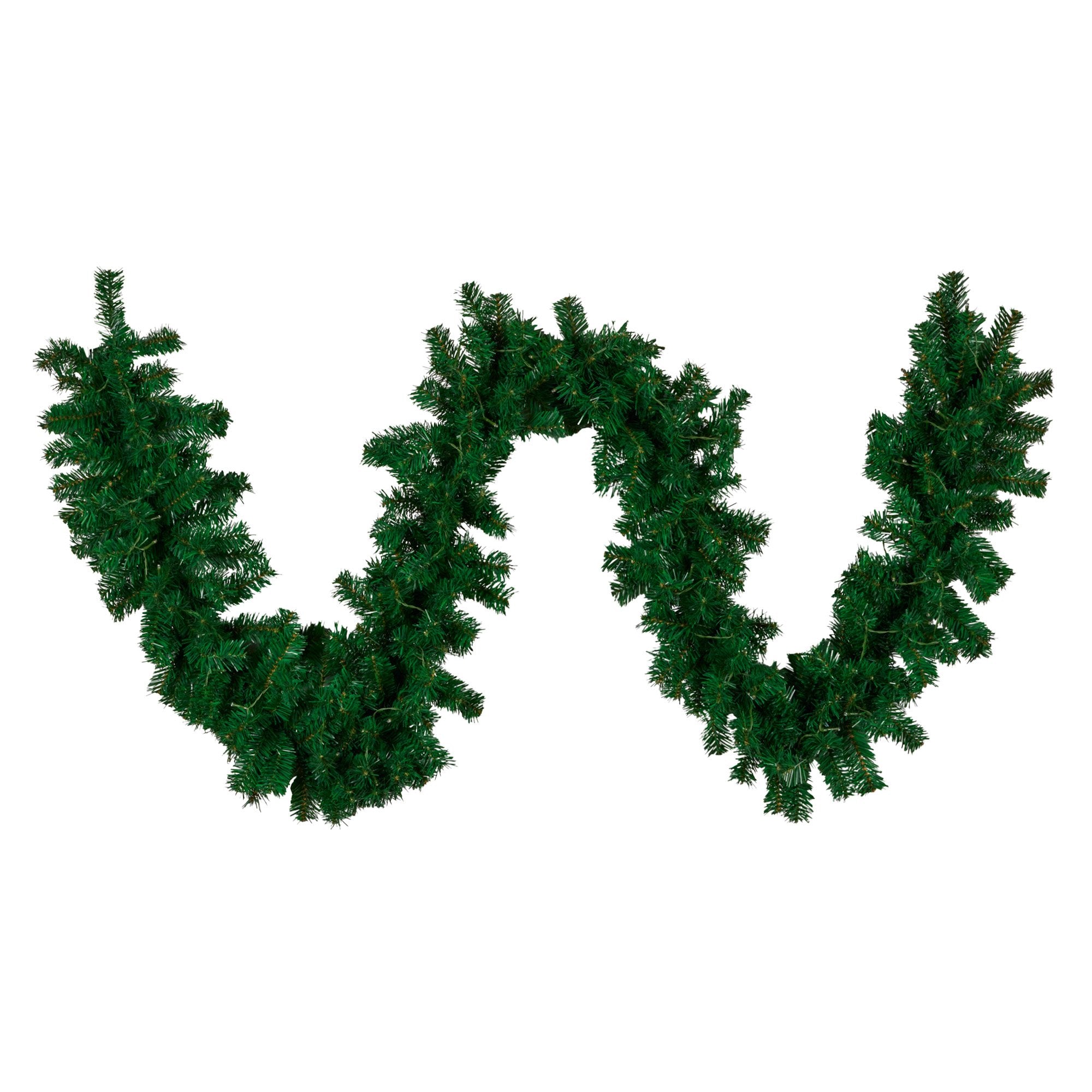 2.7M Chadwick Green Pre-Lit Christmas Garland