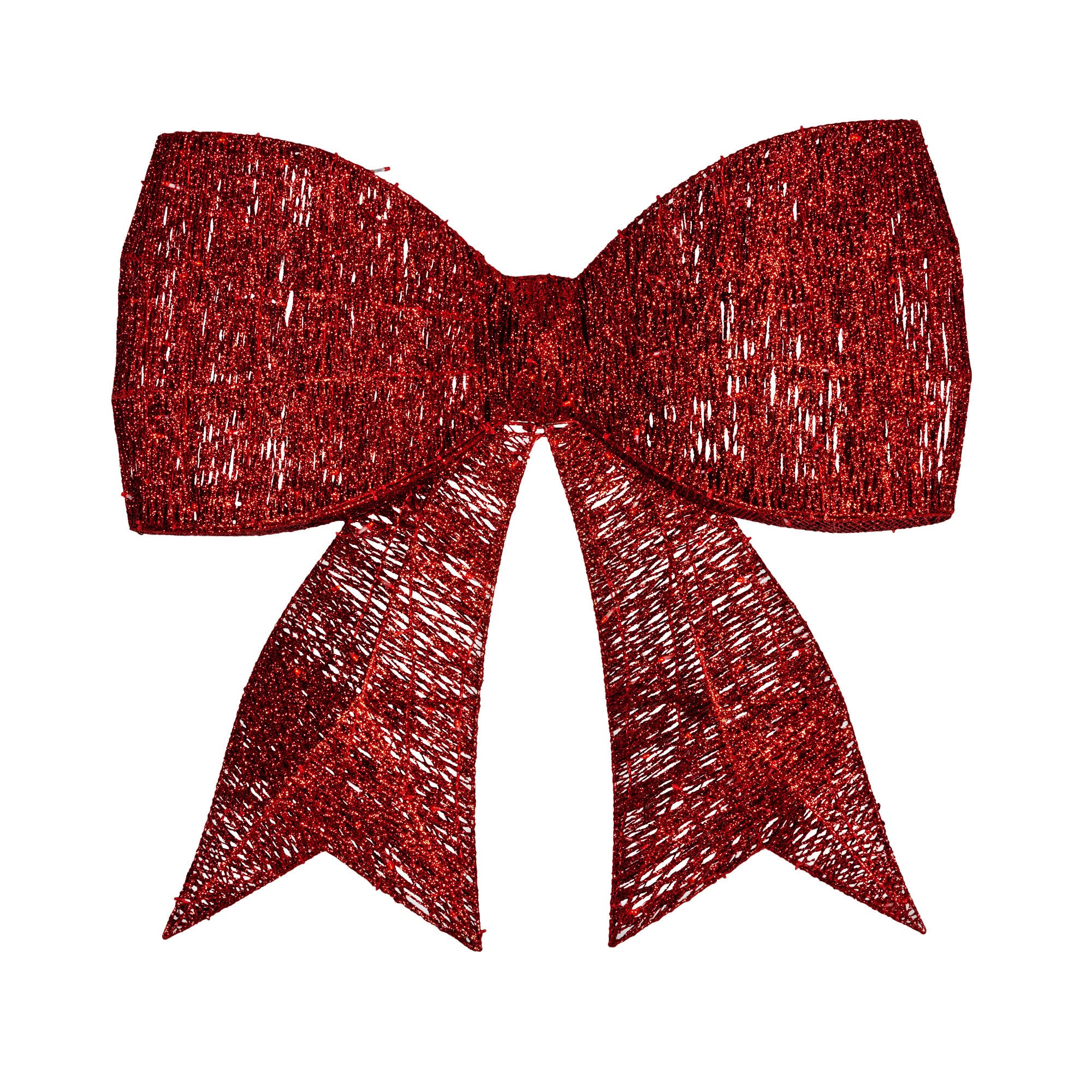 91cm Christmas Display Bow – Red LED & Twinkle Lights