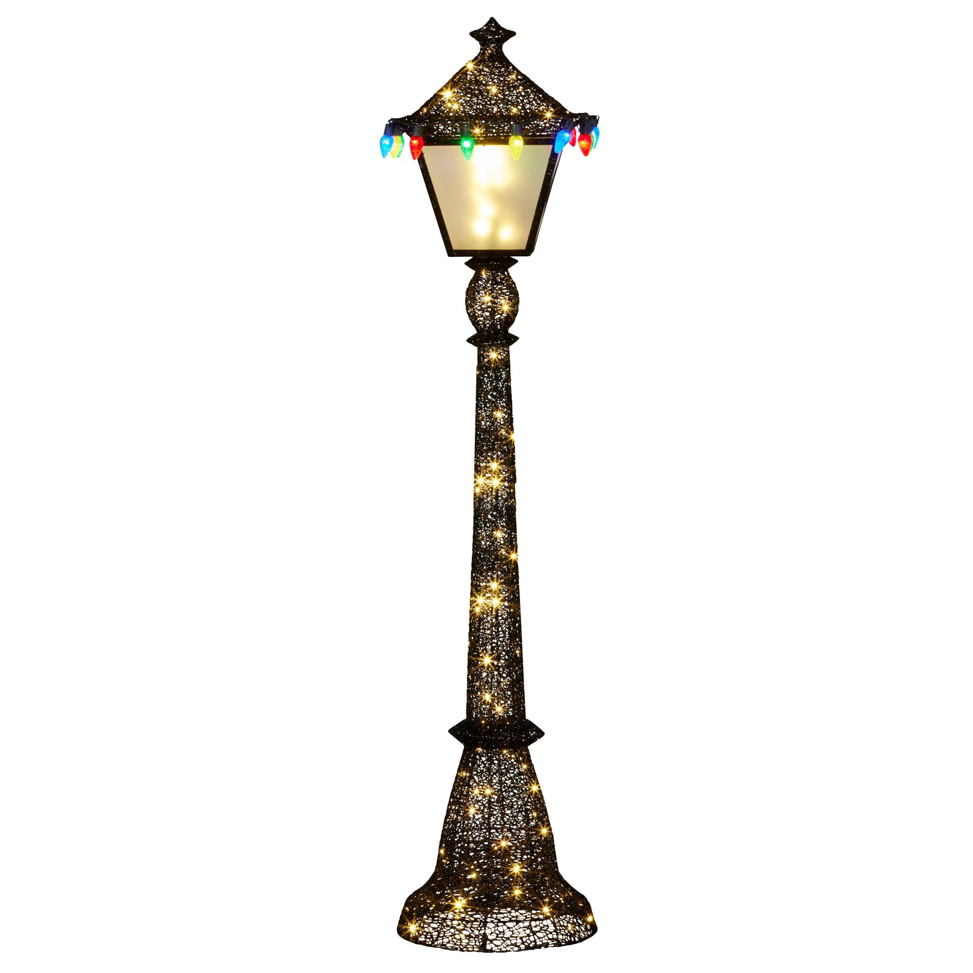 1.8M Christmas Lamp Post Display – LED & Multi-Colour C9 Lights