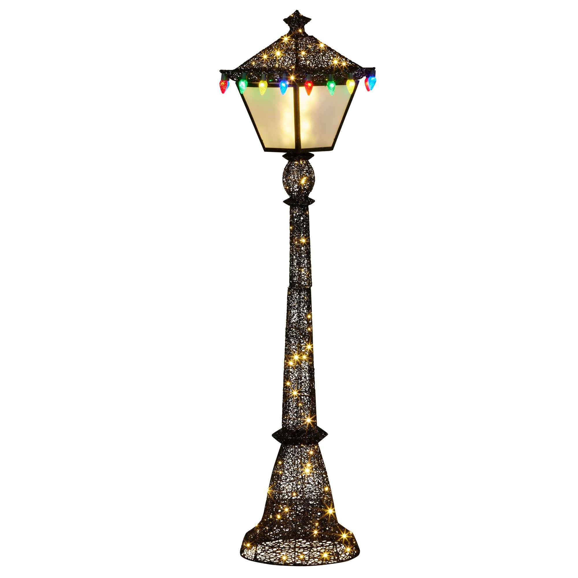 1.8M Christmas Lamp Post Display – LED & Multi-Colour C9 Lights