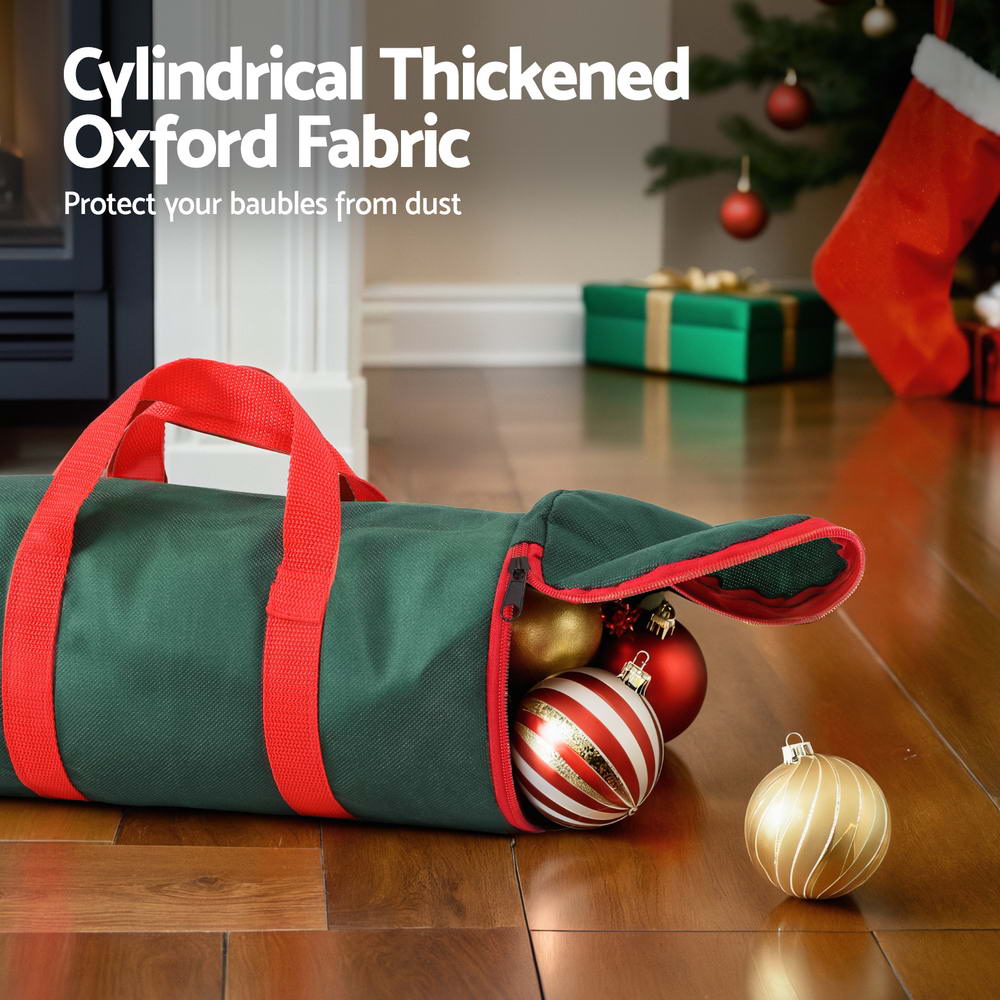 Christmas Baubles Storage Bag – Green Oxford Fabric Organizer