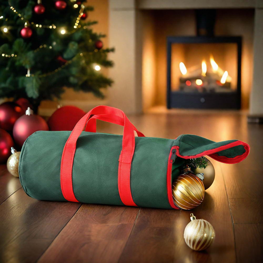 Christmas Baubles Storage Bag – Green Oxford Fabric Organizer