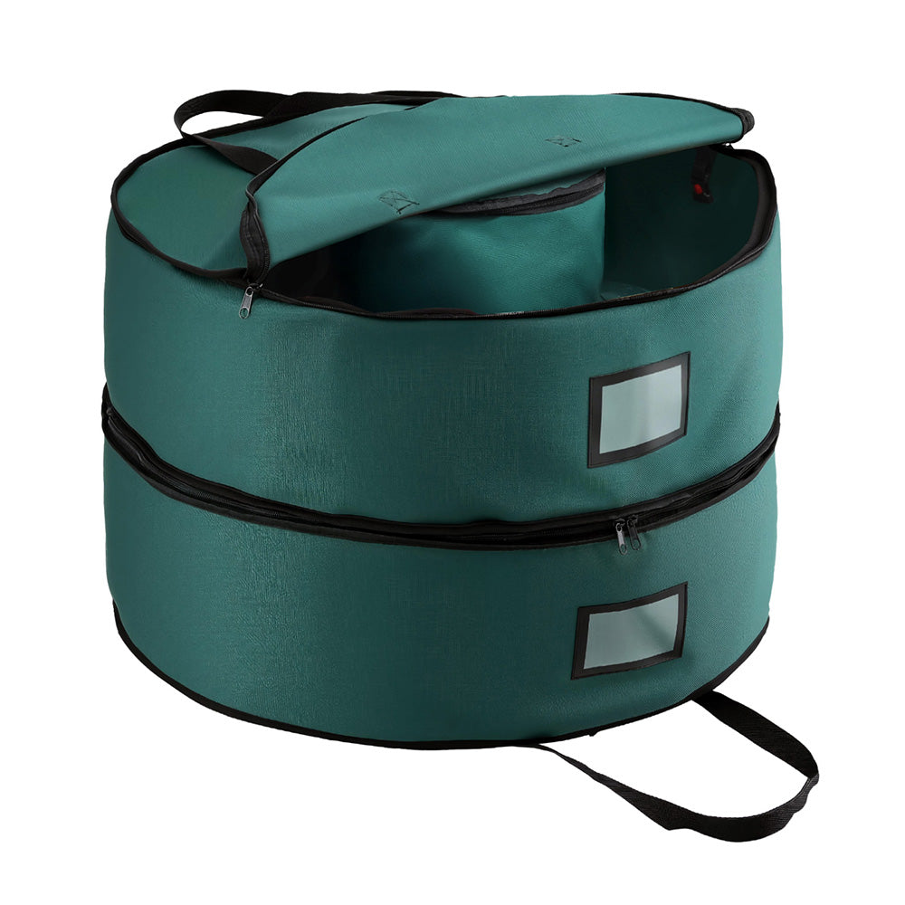 60cm 2-Tier Christmas Garland & Wreath Storage Bag