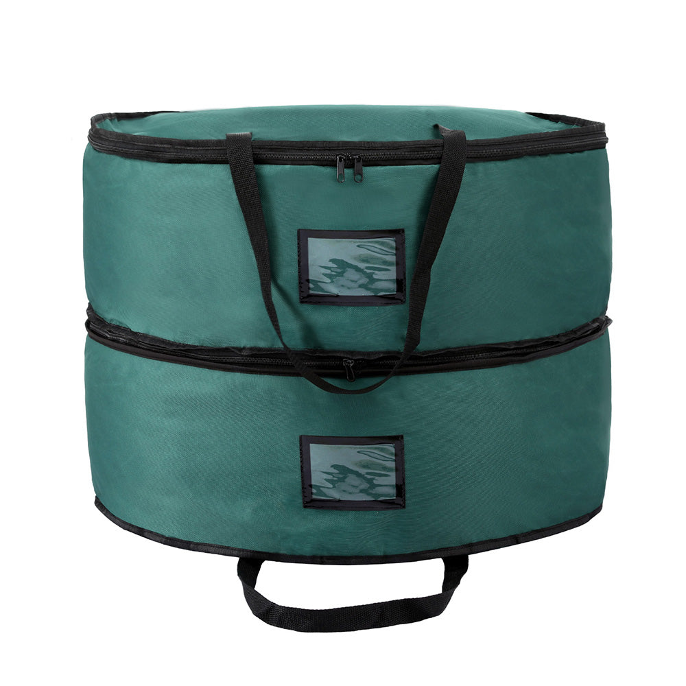 60cm 2-Tier Christmas Garland & Wreath Storage Bag