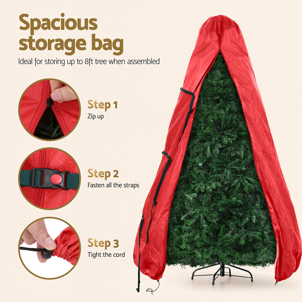 Oversized Christmas Tree Storage Bag – Red 8FT or Green 9FT