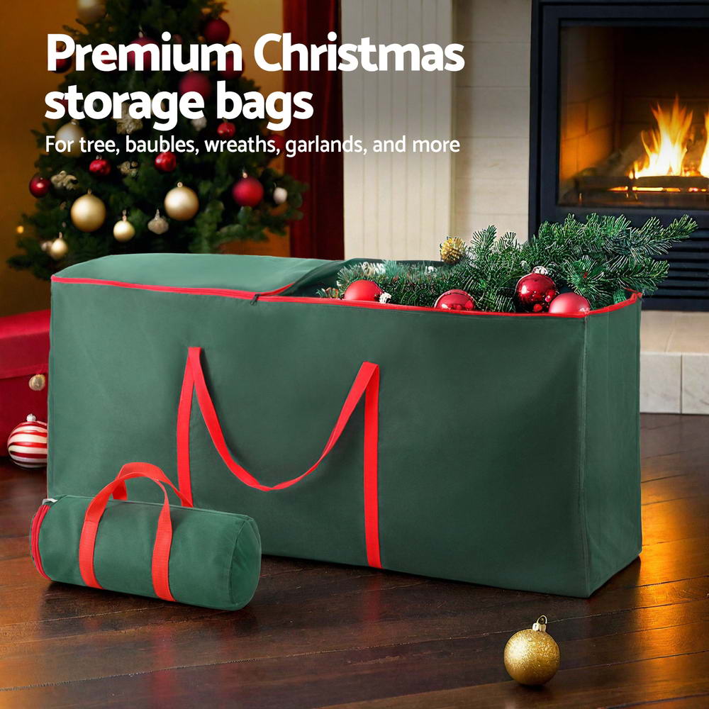 Christmas Tree & Bauble Storage Bag Set – Oxford Fabric Organiser