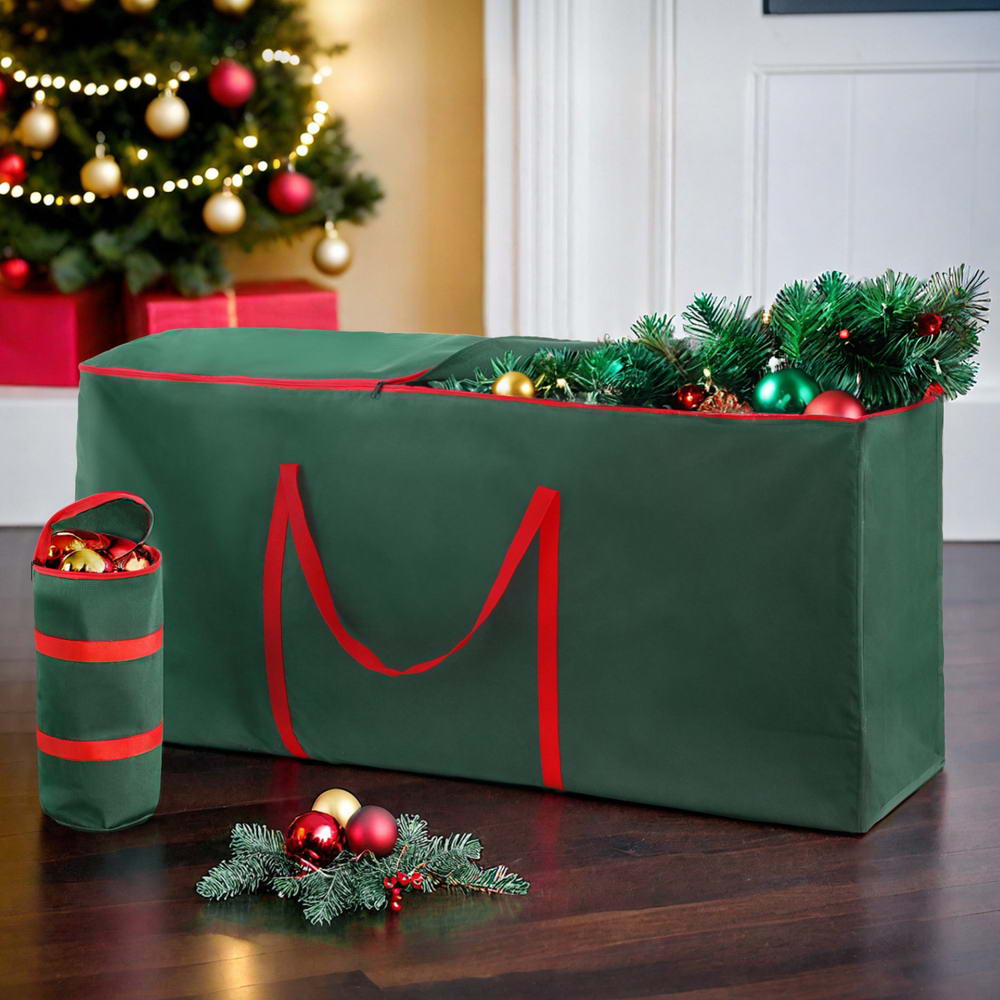 Christmas Tree & Bauble Storage Bag Set – Oxford Fabric Organiser | Durable & Dust-Proof