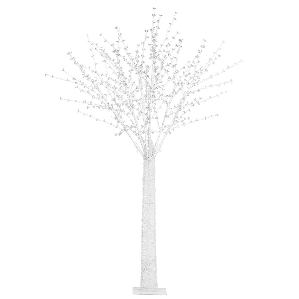 7FT Cherry Blossom Christmas Tree with 780 Dual-Colour LEDs – Indoor/Outdoor Display