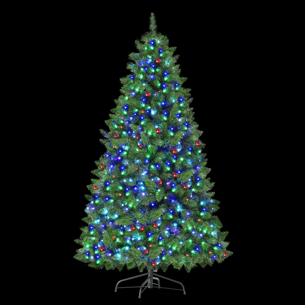 6FT RGB LED Christmas Tree – 450 Colour-Changing Lights with Remote
