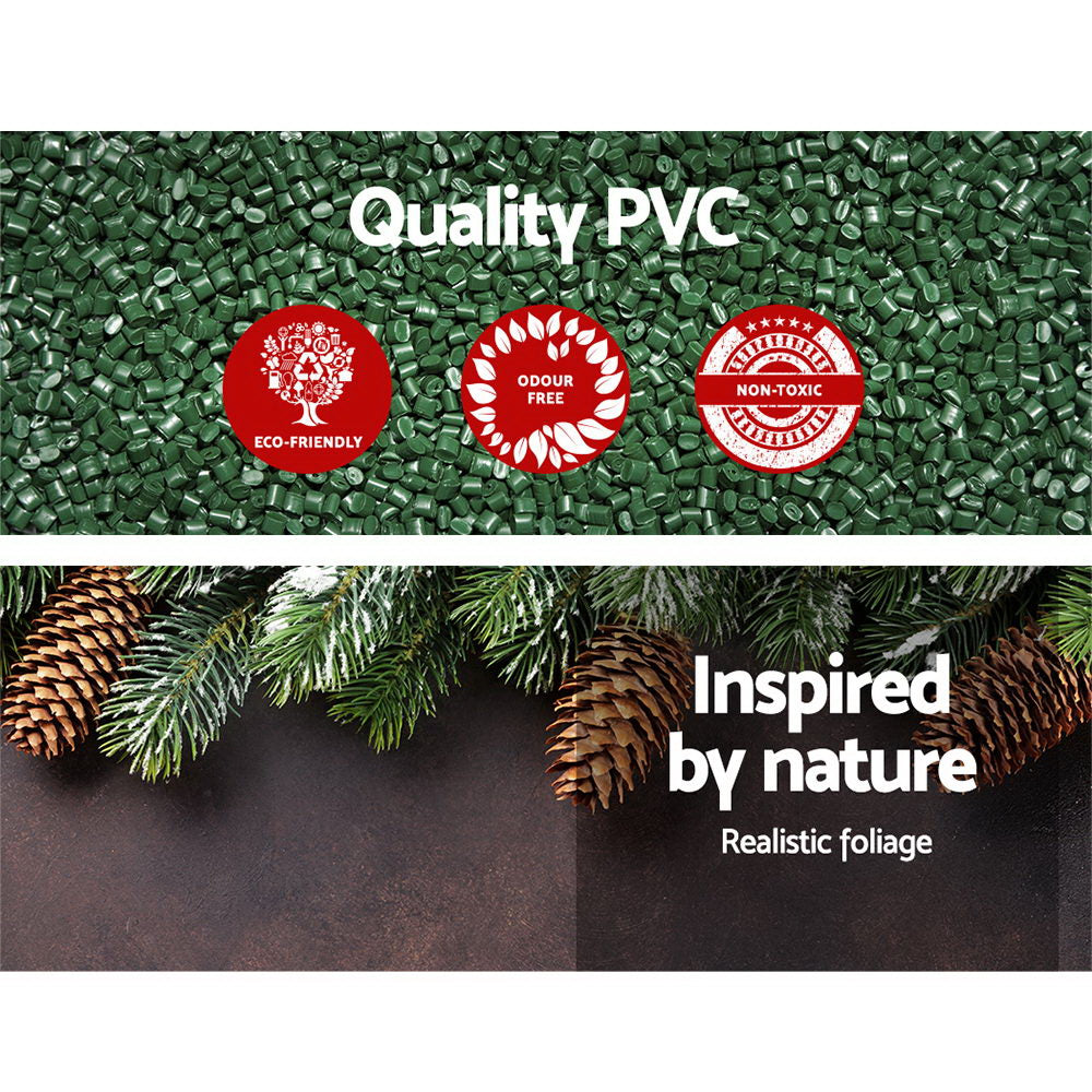60cm Green Christmas Wreath – Lush Evergreen Holiday Decoration