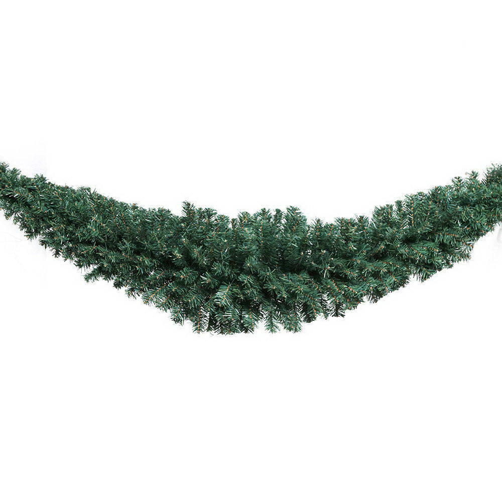 Green Christmas Garland – 1.8M / 2.1M / 2.4M Evergreen Festive Decoration
