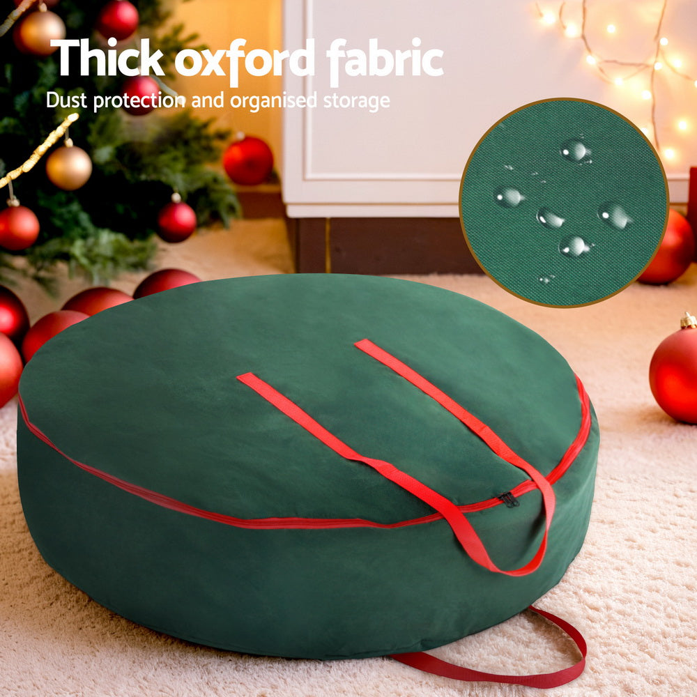 90cm Garland Wreath Christmas Storage Bag – Durable Oxford Organizer