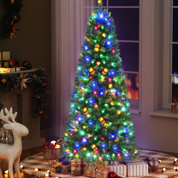 6FT Christmas Tree – 544 Tips, 200 Multicolour LED Lights