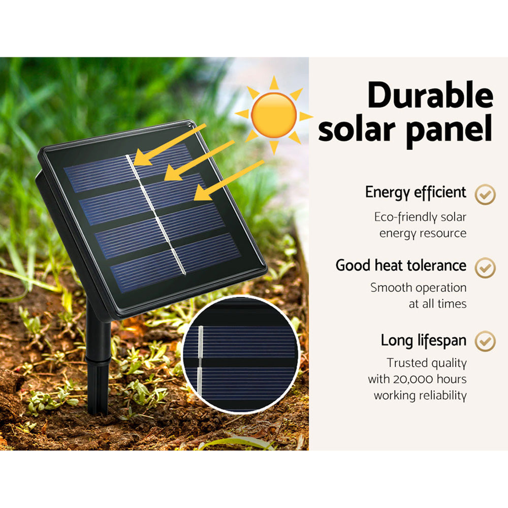 7FT Solar-Powered LED Christmas Tree - Warm White Elegance for Indoor & Outdoor Display