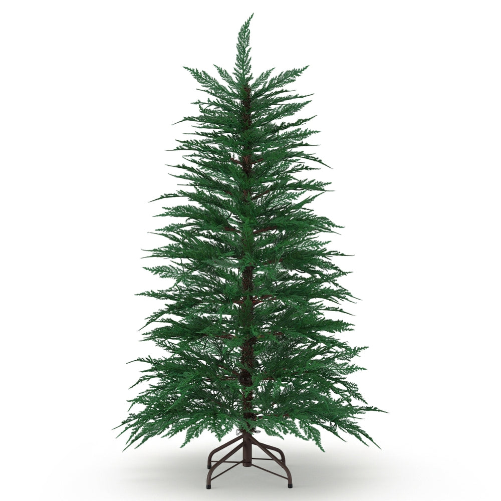 5FT Pre-Lit Christmas Tree – 214 Warm White LED Sparse Design with 263 Tips