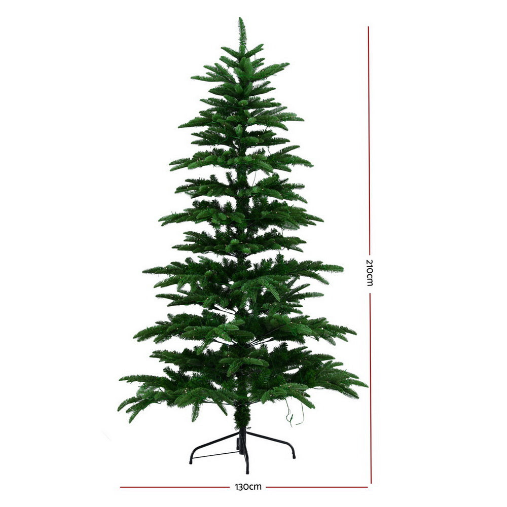 7ft Sparse LED Christmas Tree – 400 Warm White Lights