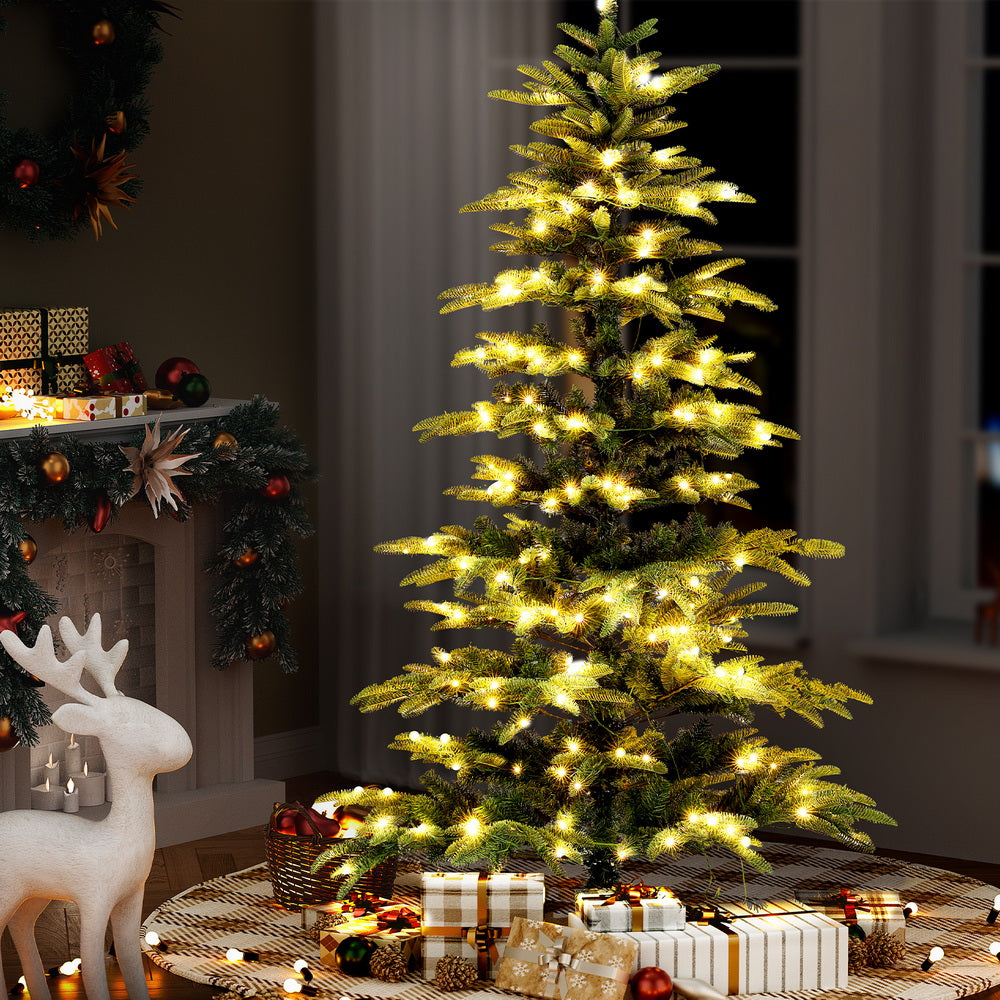 7ft Sparse LED Christmas Tree – 400 Warm White Lights