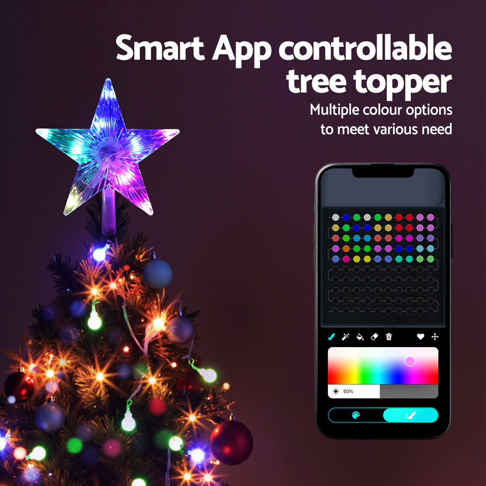 Christmas Tree Topper Star – RGB LED with APP Control