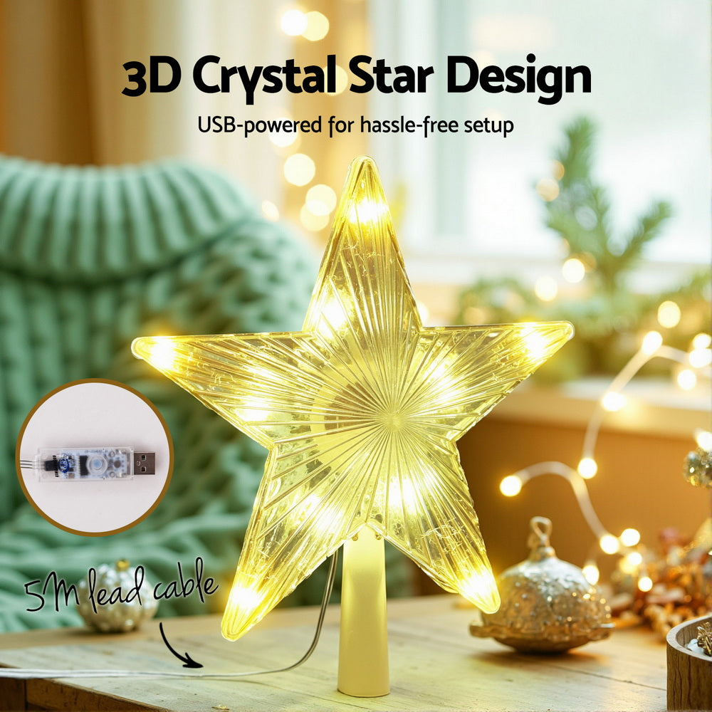 Christmas Tree Topper Star – RGB LED with APP Control