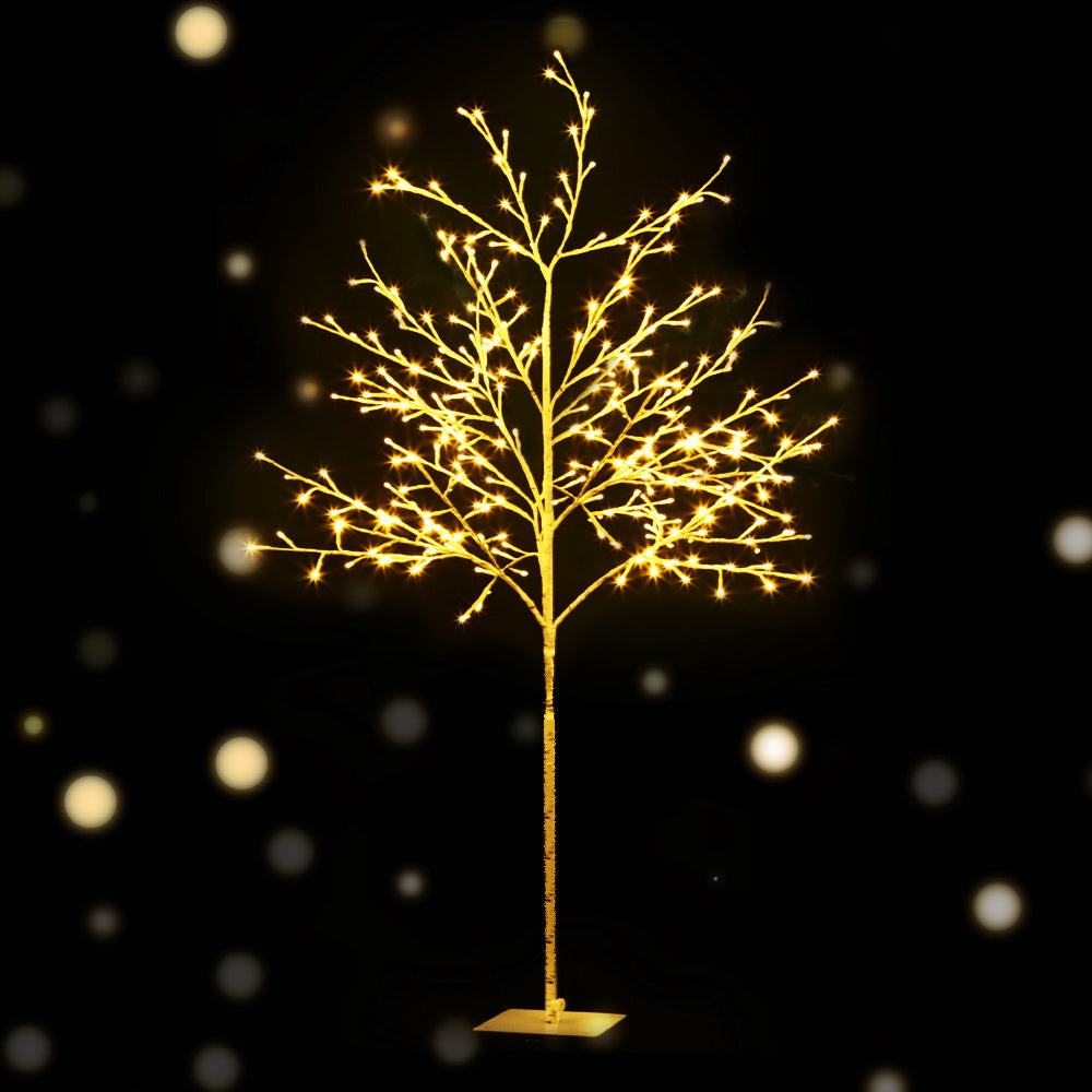 5FT Twig LED Christmas Tree with 304 Warm White Lights for Indoor & Outdoor Glow