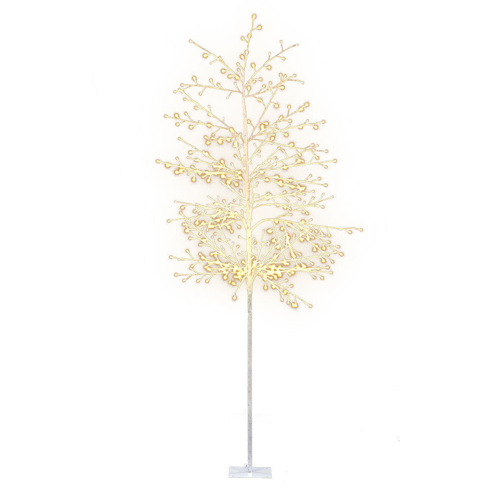 7FT Pre-Lit Twig Christmas Tree – 480 Warm White LEDs - Indoor & Outdoor Use