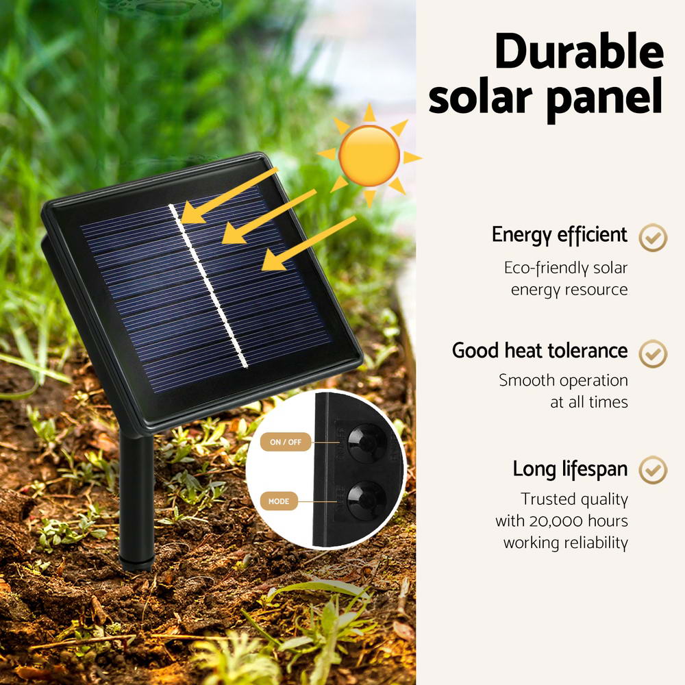 12FT Solar-Powered Christmas Tree with 800 Warm-White LED Net Lights - Majestic Festive Display