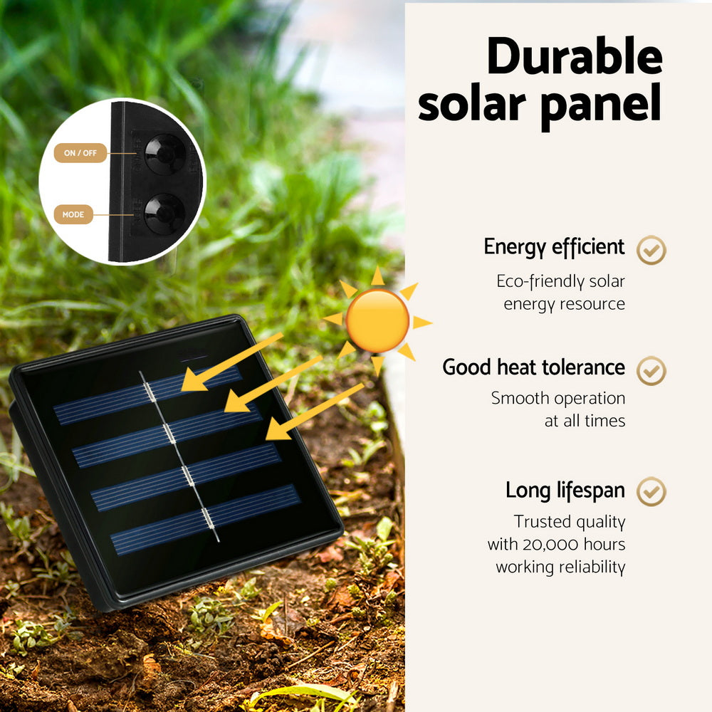 7FT (210cm) Solar LED Christmas Tree – 320 Warm Lights