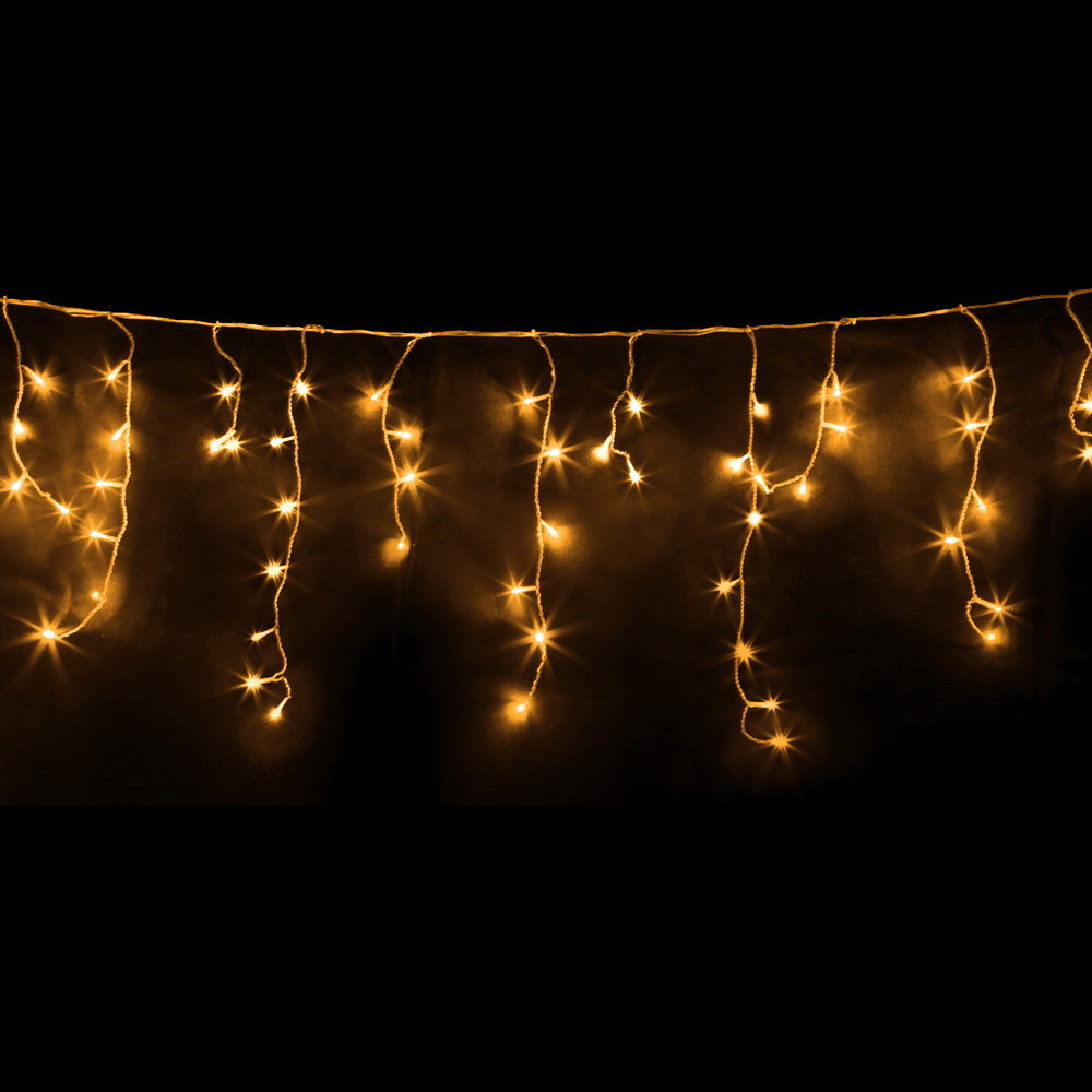 20M Icicle Lights – 800 LEDs, 8 Modes, Indoor/Outdoor