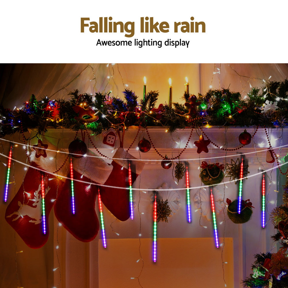 7M Icicle Meteor Shower Christmas Lights – 288 LED