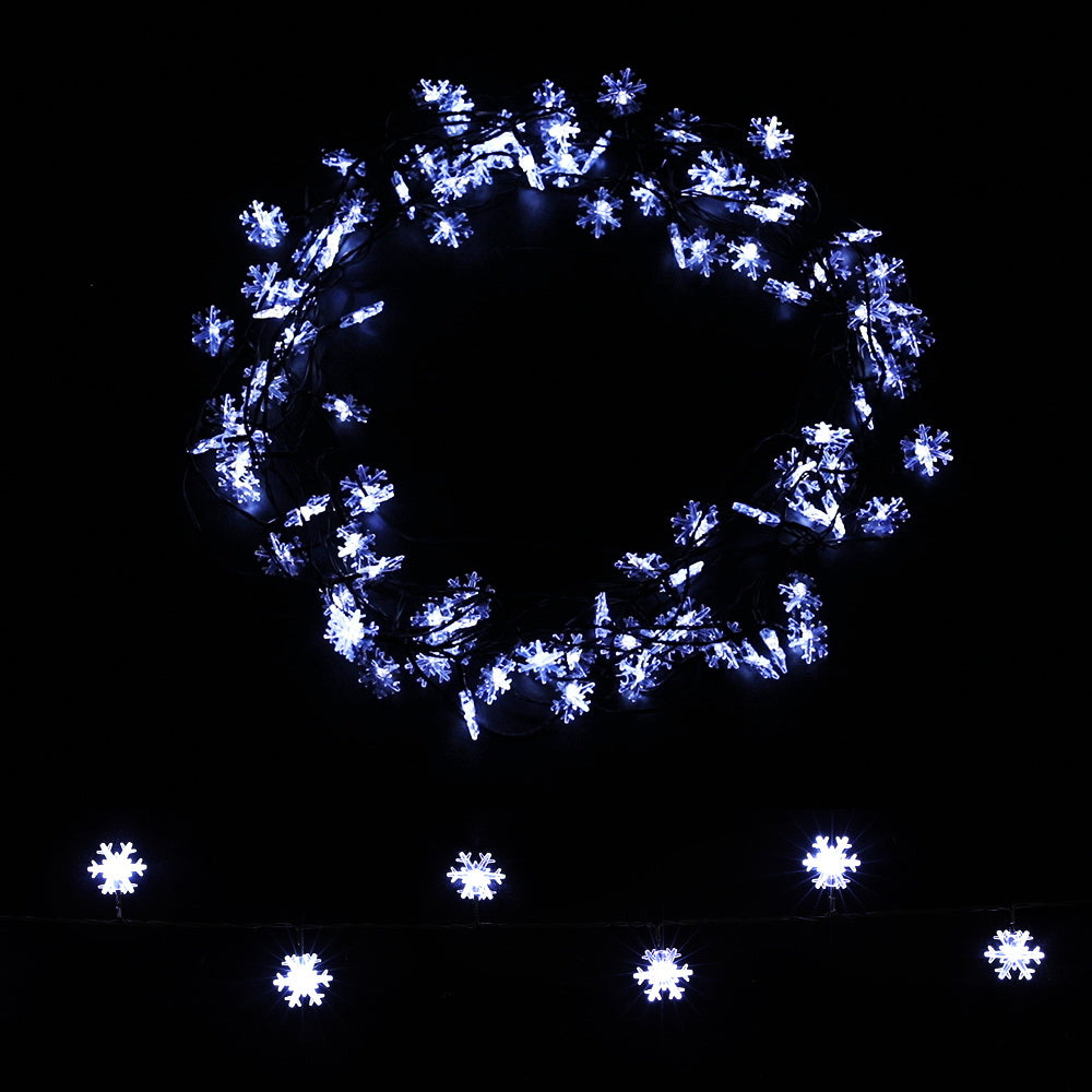 10M Cold White LED String Christmas Lights – 100 LEDs