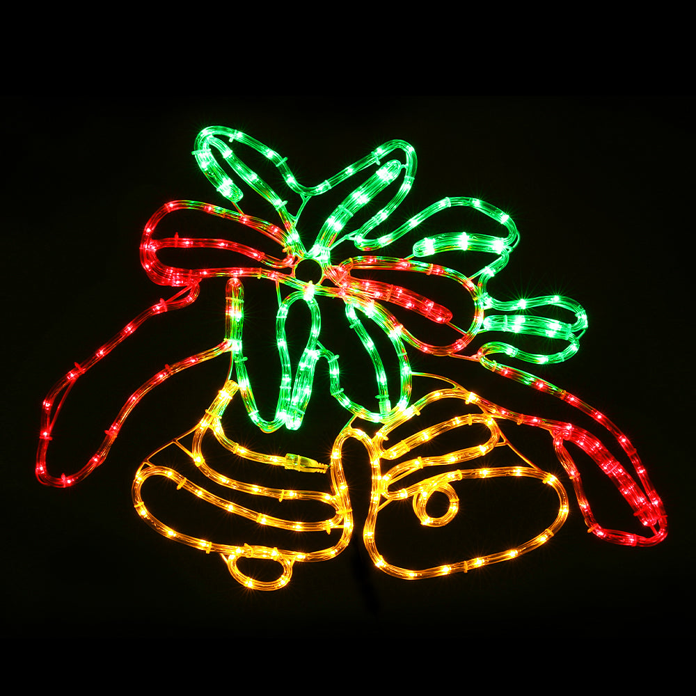 Jingle Jollys Jingle Bells Christmas Lights – Multi-Coloured LED, Indoor & Outdoor Use 🔔