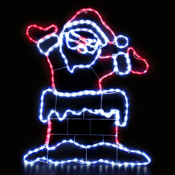 101CM Santa Motif Light – Multi-Colour LEDs 248 Lights