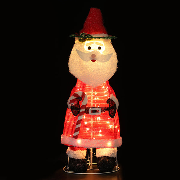 1.2M Santa Motif Light – Warm White LEDs 96 Lights