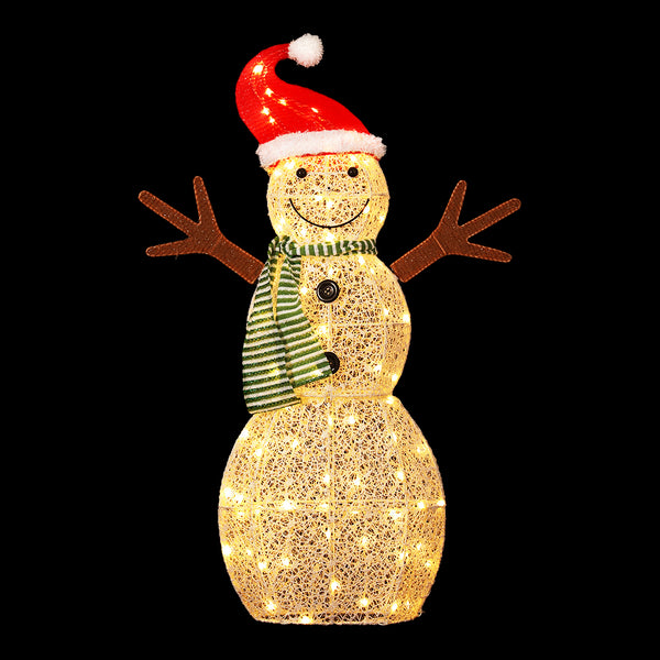 97CM Snowman Motif Light – Warm White LEDs 80 Lights