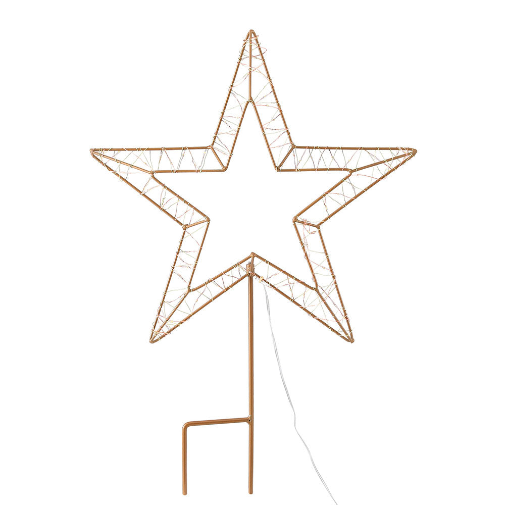 70CM 3D Christmas Star Light Display – Warm White LED Indoor/Outdoor