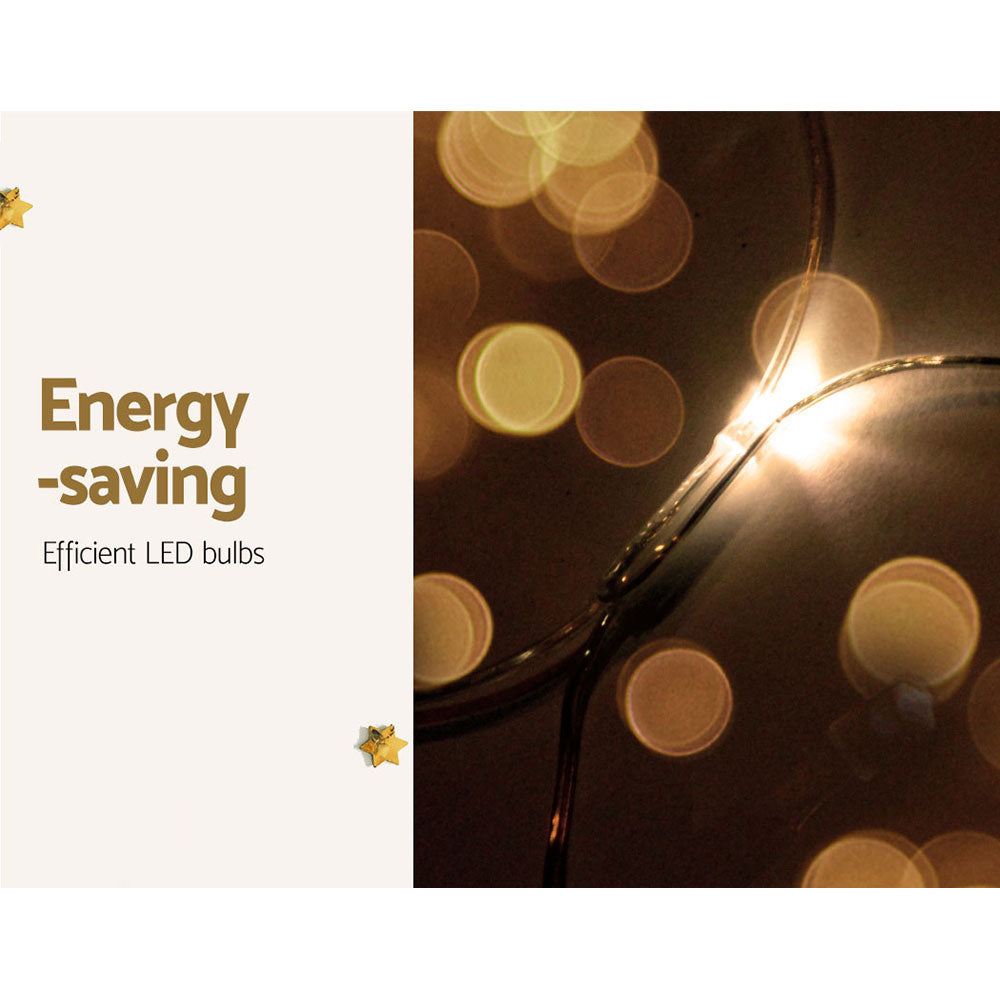 Warm White LED Net Lights – 2 Sizes, 8 Modes, Indoor/Outdoor