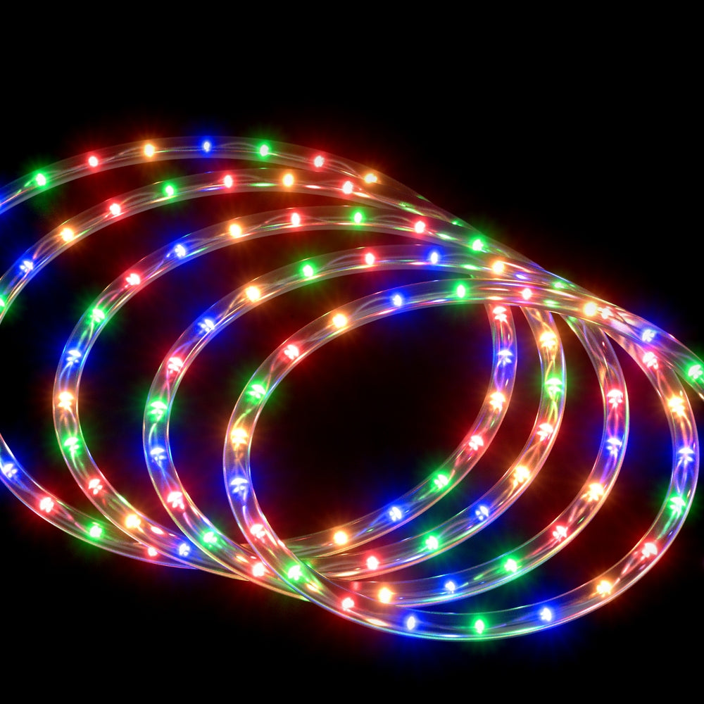 20M Rope Christmas Lights – 600 Multicolour LEDs