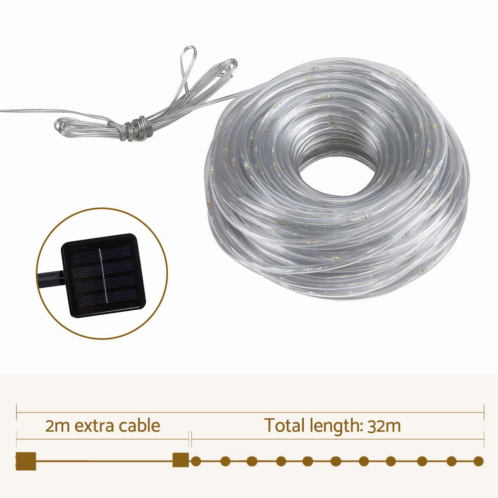 30M Christmas Rope Lights – 300 Multi-Colour LED String